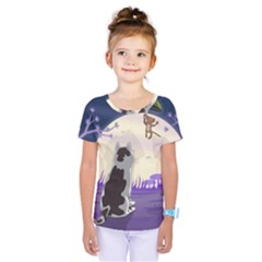 Cat-kitty-mouse-mice-escape-trick Kids  One Piece Tee