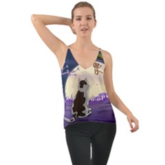 Cat-kitty-mouse-mice-escape-trick Chiffon Cami