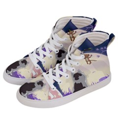 Cat-kitty-mouse-mice-escape-trick Men s Hi-top Skate Sneakers