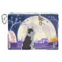 Cat-kitty-mouse-mice-escape-trick Canvas Cosmetic Bag (XL) View1