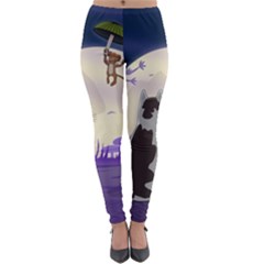 Cat-kitty-mouse-mice-escape-trick Lightweight Velour Leggings