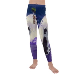 Cat-kitty-mouse-mice-escape-trick Kids  Lightweight Velour Leggings