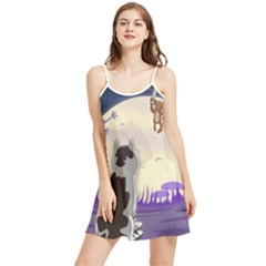 Cat-kitty-mouse-mice-escape-trick Summer Frill Dress