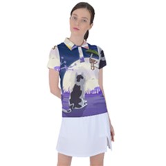 Cat-kitty-mouse-mice-escape-trick Women s Polo Tee