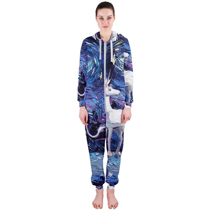 Unicorn Starry Night Hooded Jumpsuit (Ladies)