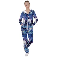 Unicorn Starry Night Women s Tracksuit by Jancukart