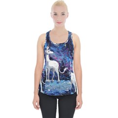 Unicorn Starry Night Piece Up Tank Top