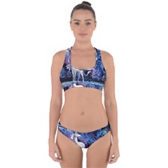 Unicorn Starry Night Cross Back Hipster Bikini Set