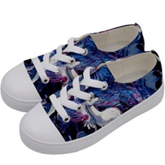 Unicorn Starry Night Kids  Low Top Canvas Sneakers