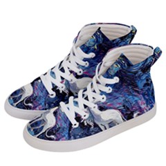 Unicorn Starry Night Men s Hi-top Skate Sneakers by Jancukart