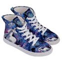 Unicorn Starry Night Men s Hi-Top Skate Sneakers View3