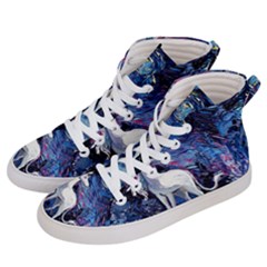 Unicorn Starry Night Women s Hi-top Skate Sneakers