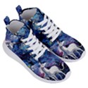 Unicorn Starry Night Women s Lightweight High Top Sneakers View3