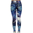 Unicorn Starry Night Lightweight Velour Classic Yoga Leggings View2