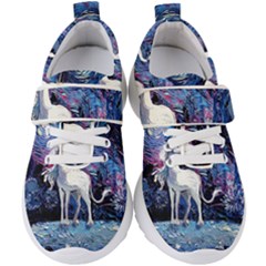 Unicorn Starry Night Kids  Velcro Strap Shoes