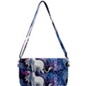 Unicorn Starry Night Removable Strap Clutch Bag View1