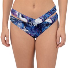 Unicorn Starry Night Double Strap Halter Bikini Bottom