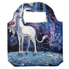 Unicorn Starry Night Premium Foldable Grocery Recycle Bag by Jancukart