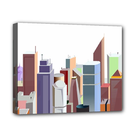 City-urban-buildings-skyscraper Canvas 10  X 8  (stretched) by Jancukart