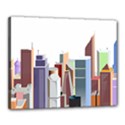 City-urban-buildings-skyscraper Canvas 20  x 16  (Stretched) View1