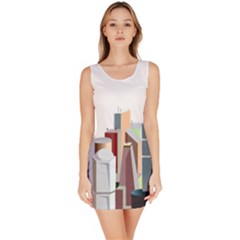 City-urban-buildings-skyscraper Bodycon Dress by Jancukart