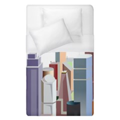 City-urban-buildings-skyscraper Duvet Cover (single Size)