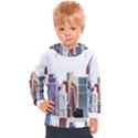 City-urban-buildings-skyscraper Kids  Hooded Pullover View1