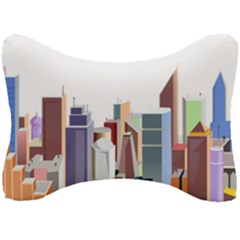 City-urban-buildings-skyscraper Seat Head Rest Cushion