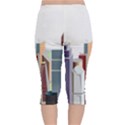 City-urban-buildings-skyscraper Velvet Capri Leggings  View2