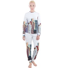 City-urban-buildings-skyscraper Women s Lounge Set