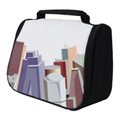 City-urban-buildings-skyscraper Full Print Travel Pouch (small)