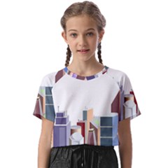 City-urban-buildings-skyscraper Kids  Basic Tee