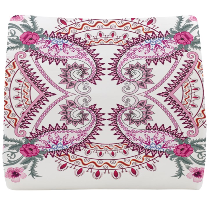 Pink Flower Cartoon Seat Cushion