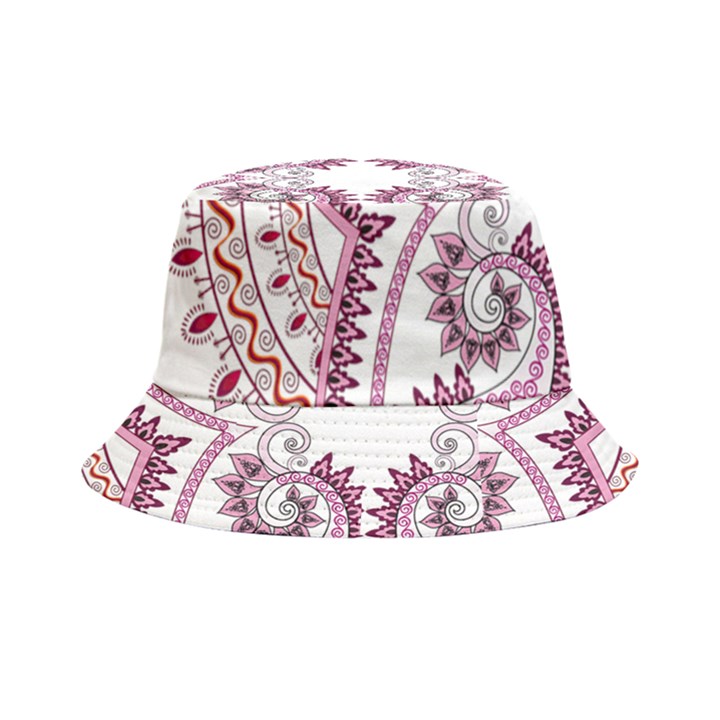 Pink Flower Cartoon Bucket Hat