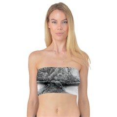 Ink-wash-painting-mountain-rolling-mountains Bandeau Top by Jancukart