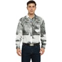 Ink-wash-painting-mountain-rolling-mountains Men s Long Sleeve Pocket Shirt  View1