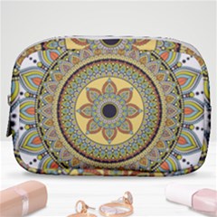 Motif-circle-vintage-circular-pattern Make Up Pouch (small)