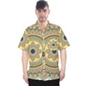 Motif-circle-vintage-circular-pattern Men s Hawaii Shirt View1