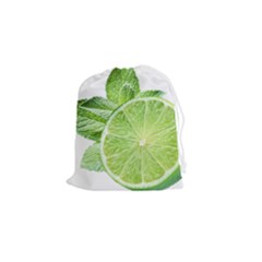 Lemon Clipart Drawstring Pouch (small) by Jancukart