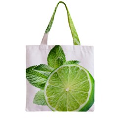 Lemon Clipart Zipper Grocery Tote Bag