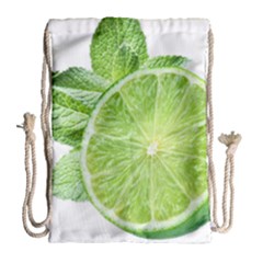 Lemon Clipart Drawstring Bag (large)