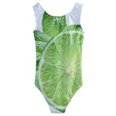 Lemon Clipart Kids  Cut-out Back One Piece Swimsuit