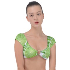 Lemon Clipart Cap Sleeve Ring Bikini Top