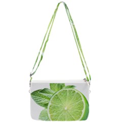 Lemon Clipart Double Gusset Crossbody Bag