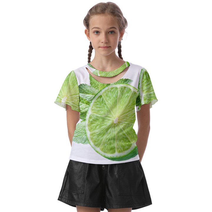 Lemon Clipart Kids  Front Cut Tee