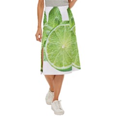 Lemon Clipart Midi Panel Skirt by Jancukart