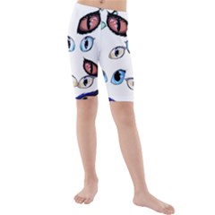 Glasses Kids  Mid Length Swim Shorts