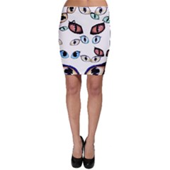 Glasses Bodycon Skirt