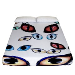 Glasses Fitted Sheet (california King Size)