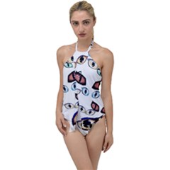 Glasses Go With The Flow One Piece Swimsuit